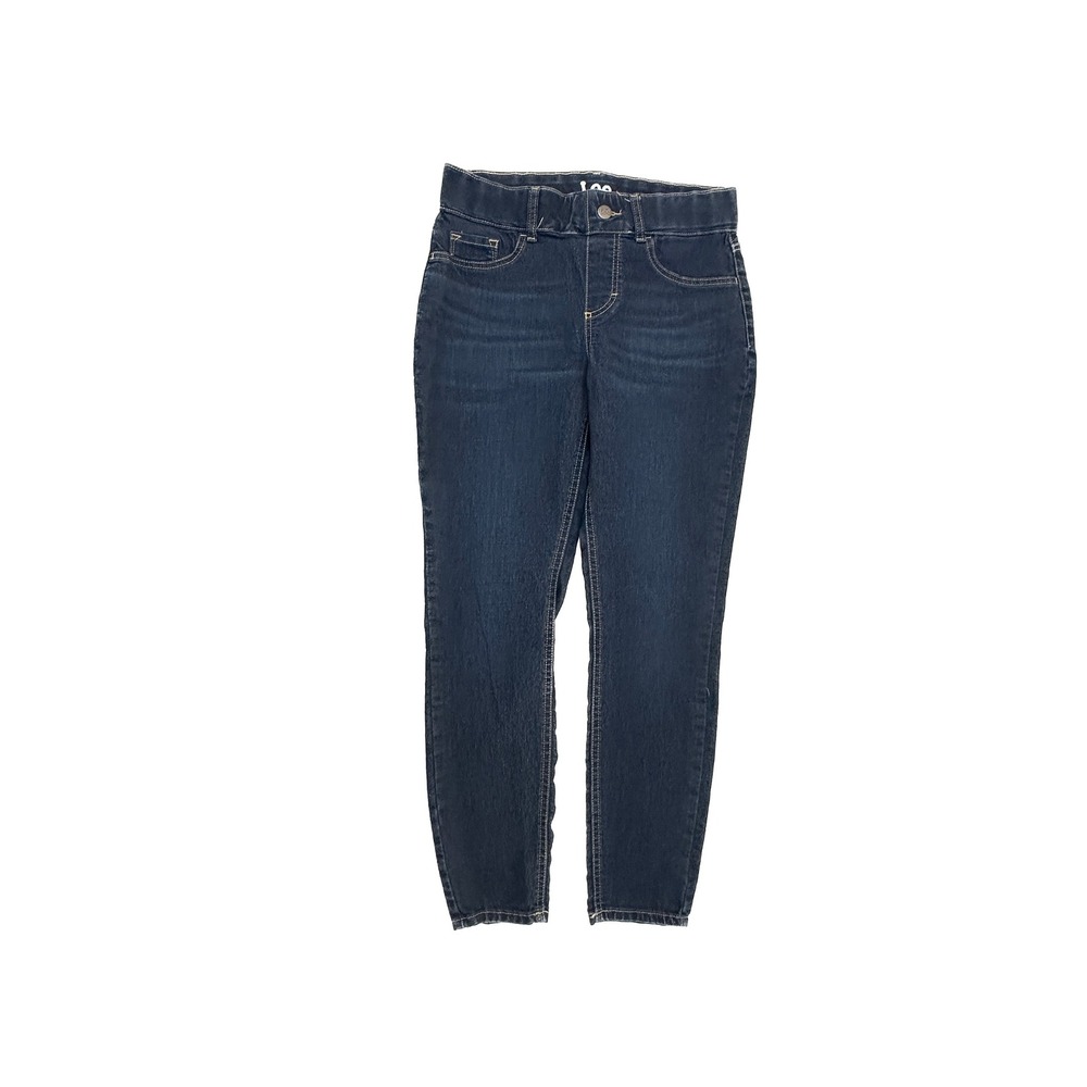 Lee Sculpting Slim Fit Skinny Leg Pull On Jeans Dark Wash Indigo 101BZSP31 Small